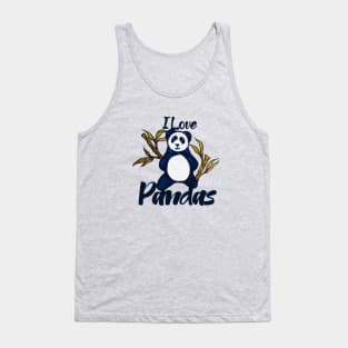 I love pandas Tank Top